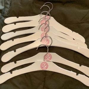 Victoria’s Secret Pink wooden hangers